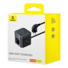 Baseus PowerCombo hálozati töltő 3AC+2U+2C, 30W, 1,5m (fekete)