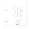 Baseus T2Pro Bluetooth nyomkövető, zsinórral (fehér)