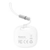 Baseus T2Pro Bluetooth nyomkövető, zsinórral (fehér)