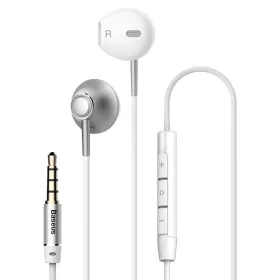   Baseus Encok H06 oldalsó in-ear vezetékes fülhallgató (ezüst)