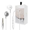 Baseus Encok H06 oldalsó in-ear vezetékes fülhallgató (ezüst)