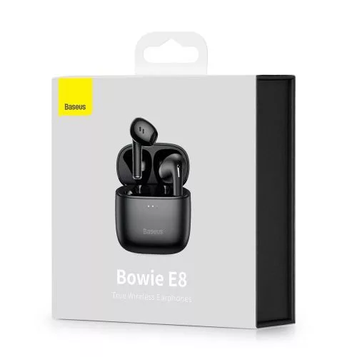 Baseus fülhallgató Bluetooth Bowie E8 BT 5.0, ENC, TWS (fekete)