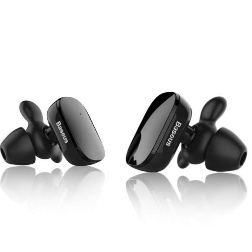 Baseus Encok W02 TWS vezeték nélküli Bluetooth fülhallgató – Fekete