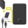 Baseus Magnetic Mini Powerbank, 5000mAh, USB-C 20W (fekete)