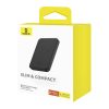 Baseus Magnetic Mini Powerbank, 5000mAh, USB-C 20W (fekete)