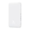 Baseus Magnetic Mini Powerbank, 5000mAh, USB-C, 20W (fehér)