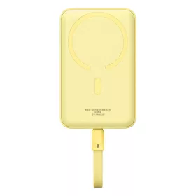   Baseus Magnetic Mini 10000mAh 30W MagSafe mágneses powerbank (sárga)