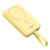 Baseus Magnetic Mini 10000mAh 30W MagSafe mágneses powerbank (sárga)