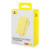 Baseus Magnetic Mini 10000mAh 30W MagSafe mágneses powerbank (sárga)