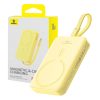Baseus Magnetic Mini 10000mAh 30W MagSafe mágneses powerbank (sárga)