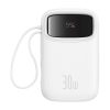 Baseus QPow 2 10000mAh 30W powerbank (Fehér)