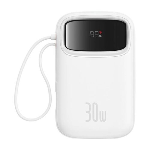 Baseus QPow 2 10000mAh 30W powerbank (Fehér)