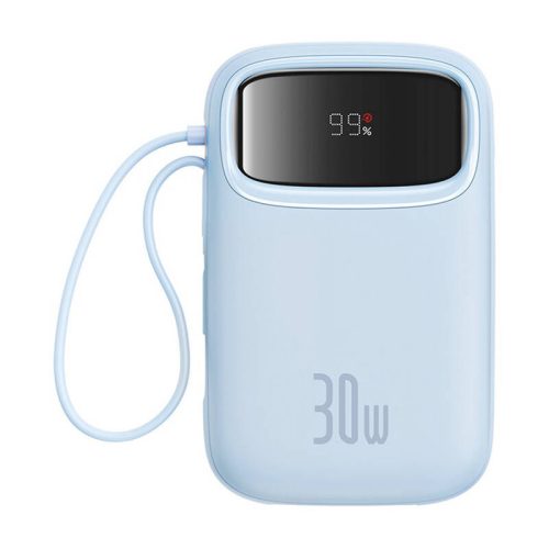 Powerbank Baseus QPow 2 Powerbank - 10000mAh 30W 2xUSB-C (kék)