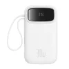 BASEUS QPow 2 20000mAh 30W (Fehér) Powerbank 2xUSB-C (P10055009213-00)