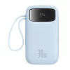 BASEUS QPow2 20000mAh 30W (Kék) Powerbank 2x/USB-C Csatlakozó (P10055009313-00)