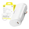 BASEUS Kompakt 5000mAh 20W USB-C (Fehér) Powerbank (P10068306213-00)
