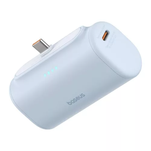 BASEUS Kompakt 5000mAh USB-C Powerbank 20W (Kék) (P10068306313-00)