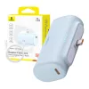 BASEUS Kompakt 5000mAh USB-C Powerbank 20W (Kék) (P10068306313-00)