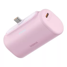   BASEUS Kompakt 5000mAh USB-C Powerbank 20W (Rózsaszín) (P10068306413-00)