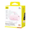 BASEUS Kompakt 5000mAh USB-C Powerbank 20W (Rózsaszín) (P10068306413-00)