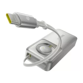   BASEUS 10000mAh 30W (Szürke) Powerbank Beépített Kábellel (P10073701843-00)