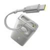 BASEUS 10000mAh 30W (Szürke) Powerbank Beépített Kábellel (P10073701843-00)