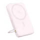 Baseus PicoGo Qi2 mágneses powerbank 5000mAh 20W (beépített állvány) - rózsaszín