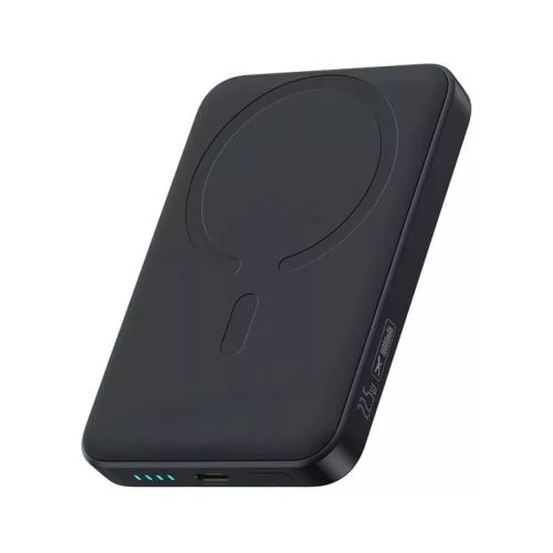 Baseus powerbank EnerFill FM11 Ultra-Mini Mágneses Töltőpad (MagSafe Kompatibilis), 22.5W, 10000mAh, USB-C Kábellel 0,30m (fekete)