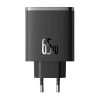 Baseus OS-Cube Pro 2xUSB-C + USB hálózati töltő 65W (Fekete)