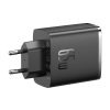 Baseus OS-Cube Pro 2xUSB-C + USB hálózati töltő 65W (Fekete)