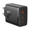 Baseus OS-Cube Pro 2xUSB-C + USB hálózati töltő 65W (Fekete)