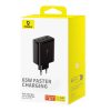 Baseus OS-Cube Pro 2xUSB-C + USB hálózati töltő 65W (Fekete)