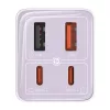 Baseus 65W GAN6 Pro Gyorstöltő 2xUSB-C És 2xUSB Csatlakozó (35643)