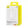 Baseus GaN6 Pro hálózati töltő 2xUSB-C + 2xUSB 100W - fehér