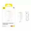 Baseus GaN6 Pro hálózati töltő 2xUSB-C + 2xUSB 100W - fehér