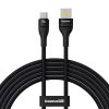 Baseus Flash 2  USB-A – USB-C kábel 100W, 2m (fekete)