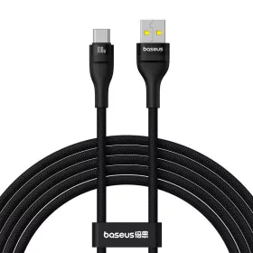Baseus Flash 2  USB-A – USB-C kábel 100W, 2m (fekete)