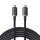 Baseus Crystal Shine gyorstöltő kábel USB C - USB-C 100W, 1,5m, 20Gb (fekete)
