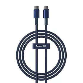 Baseus Tungsten Gold USB-C – USB-C kábel, 100W, 1m (Kék)