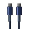 Baseus Tungsten Gold USB-C – USB-C kábel, 100W, 2m (Kék)