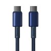 Baseus Tungsten Gold USB-C – USB-C kábel, 100W, 2m (Kék)