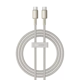   Baseus Tungsten Gold USB-C – USB-C kábel, 100W, 1m (arany)