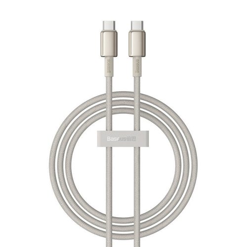 Baseus Tungsten Gold USB-C – USB-C kábel, 100W, 1m (arany)