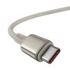 Baseus Tungsten Gold USB-C – USB-C kábel, 100W, 1m (arany)