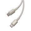 Baseus Tungsten Gold USB-C – USB-C kábel, 100W, 1m (arany)