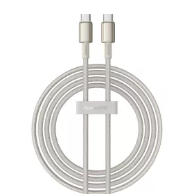   Baseus Tungsten Gold USB-C – USB-C kábel, 100W, 2m (arany)
