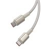 Baseus Tungsten Gold USB-C – USB-C kábel, 100W, 2m (arany)