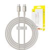 Baseus Tungsten Gold USB-C – USB-C kábel, 100W, 2m (arany)