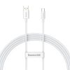Baseus Superior USB - USB-C kábel, 100W, 1,5m (fehér)