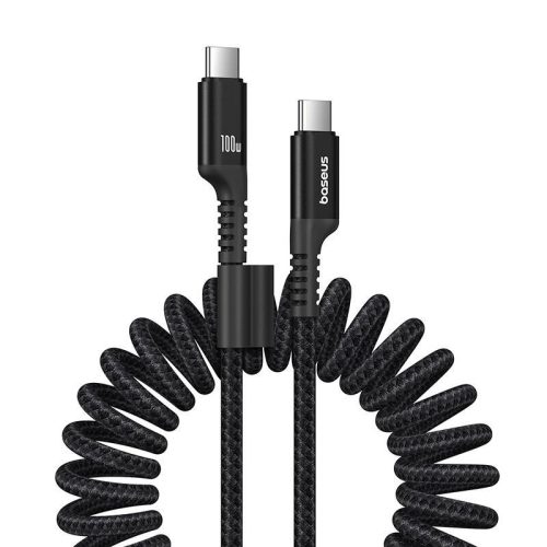 Baseus Fish-Eye gyorstöltő kábel 100W USB-C USB-C, 1m (fekete)